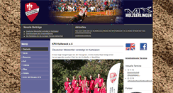 Desktop Screenshot of kfv-kalteneck.de